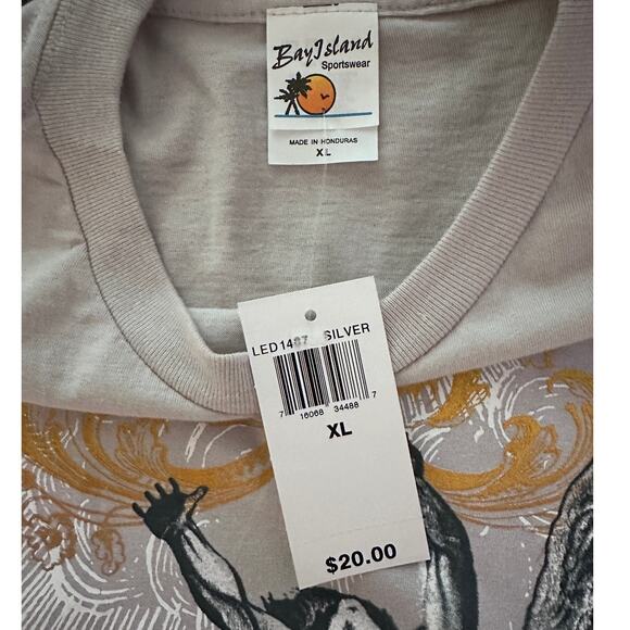 Led Zeppelin Graphic Band Tee XL Bay Island Sportswear NWT Vintage Reprint Style - Picture 5 of 5